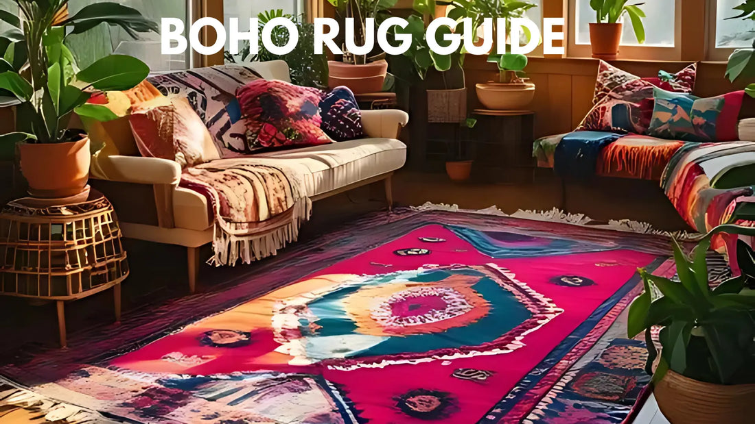 How to Decorate a Boho Living Room with Rugs: A Step-by-Step Guide ...