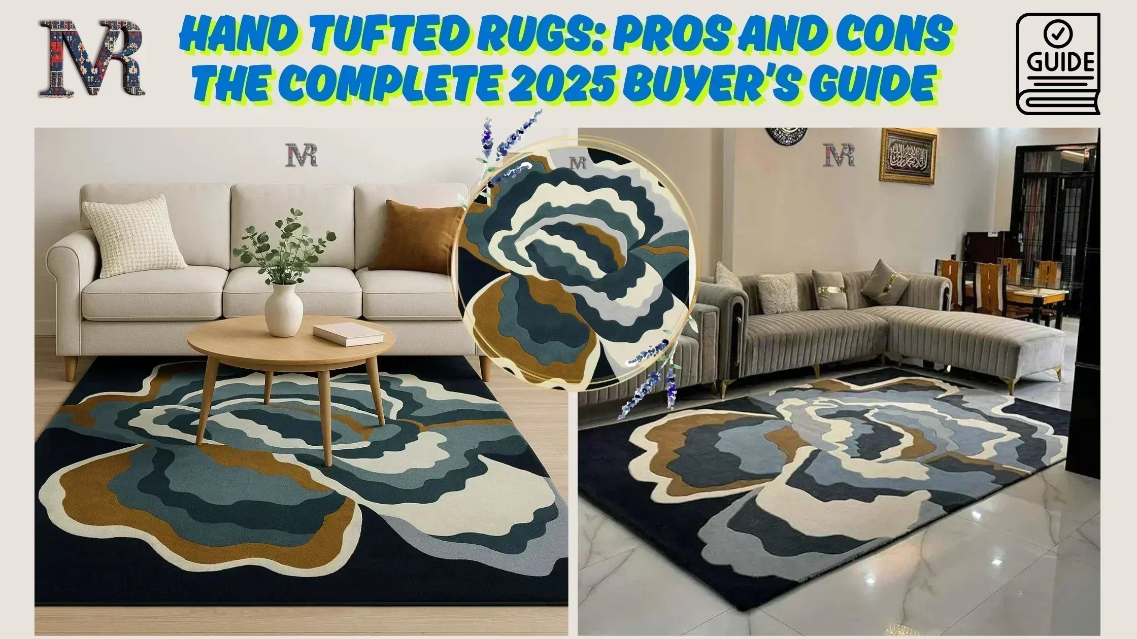 Hand Tuffted Rugs Hand Tufted Rugs - The Pros and Cons: A Complete Guide. – Mannat Rugs