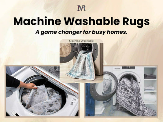 Machine Washable Rugs for busy homes