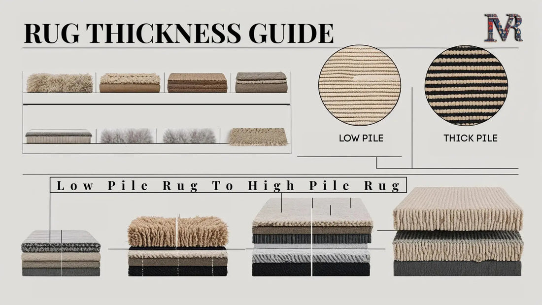 Rug Thickness Guide Understanding Pile Height for Smart Rug Selection