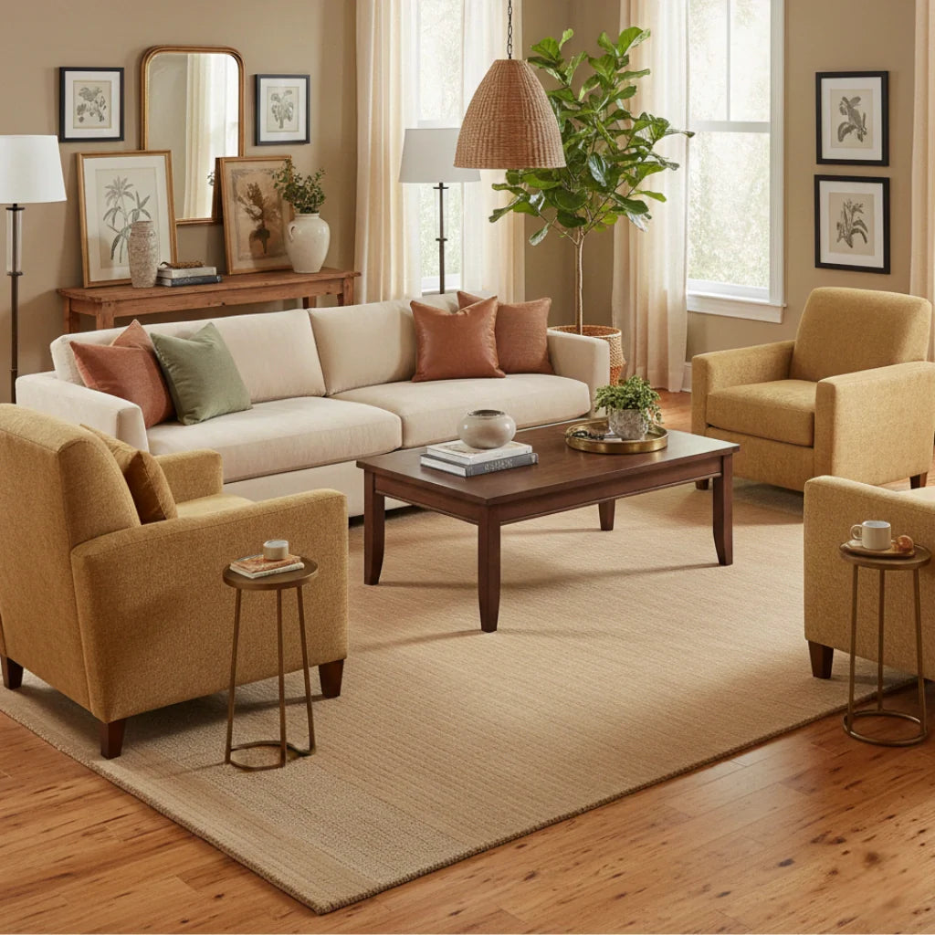 Brown & Tan Rugs | Premium Hand-Tufted Wool Designs for Cozy Homes ...