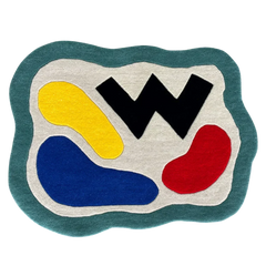 colorful hand tufted rug