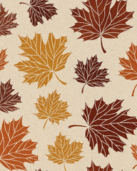 Thanksgiving decorative rug with fall leaf design for cozy living room.