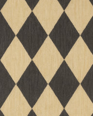 Modern diamond pattern hallway rug