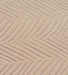 beige chevron pattern hand tufted rug