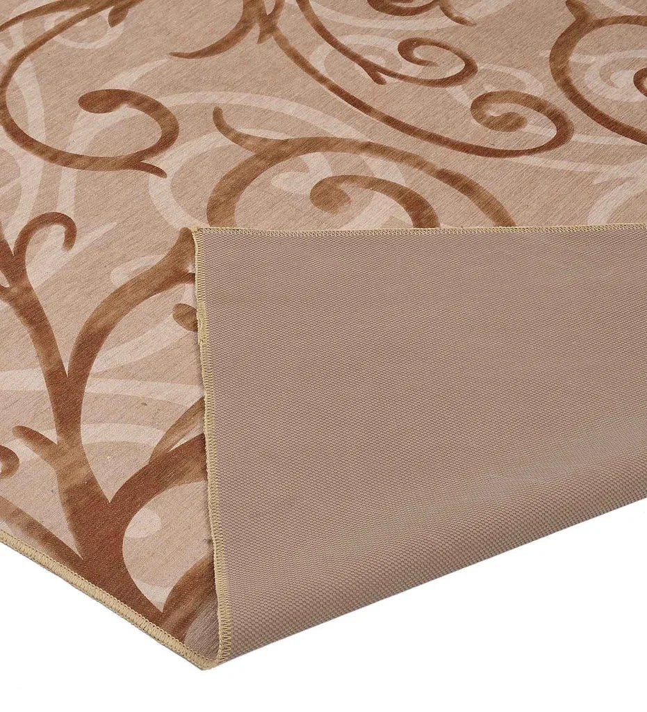 Durable beige and tan transitional rug for high-traffic spaces.