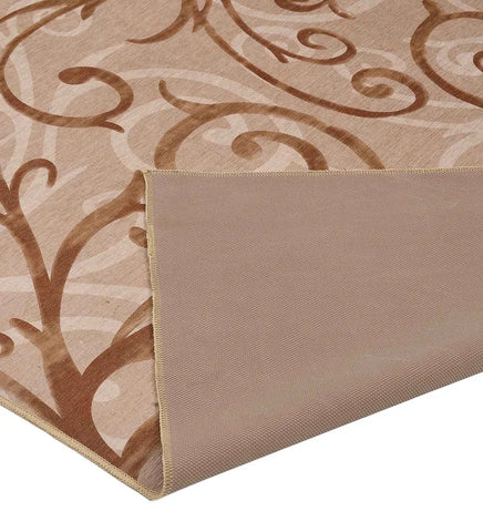 Durable beige and tan transitional rug for high-traffic spaces.