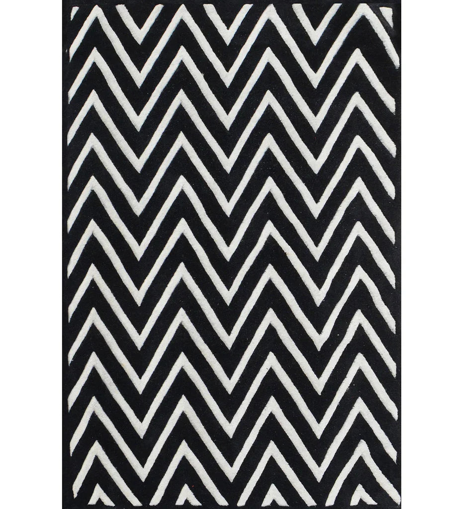 Black and White Rug