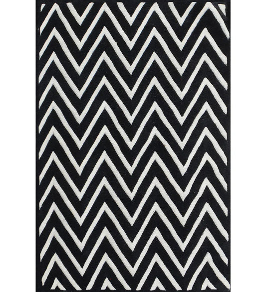 Black and White Rug