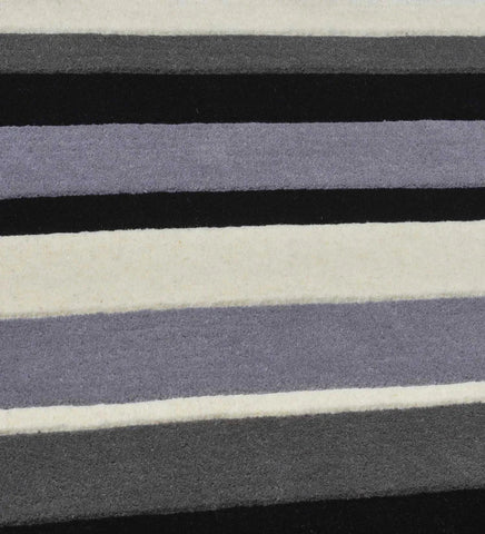 Black and White Stripes Rug