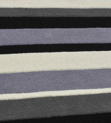 Black and White Stripes Rug