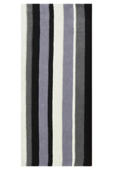 Geometric stripes hand tufted runner rug