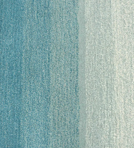 Luxury wool rug with contemporary ombre stripe pattern