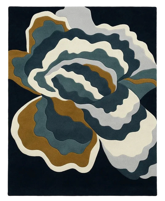 Blue rug