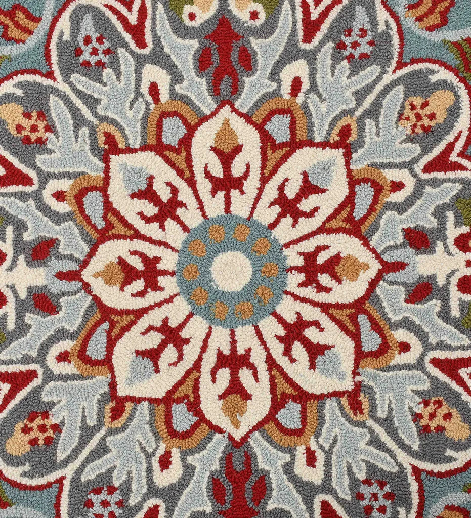 Blue Floral Rug