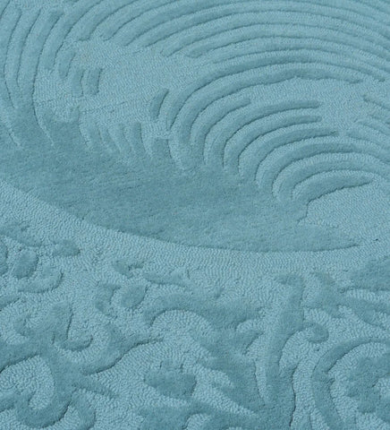Blue Traditional Ornate Rug