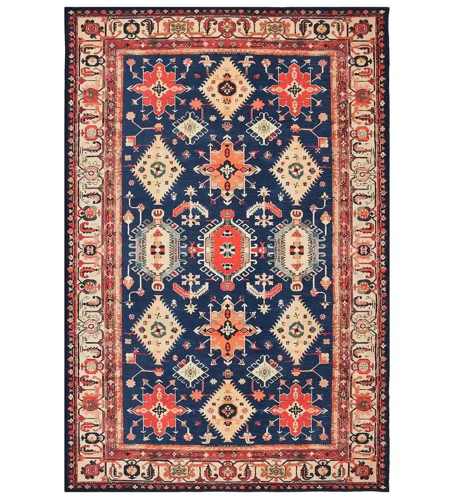 Boho Traditional Rug Boho Traditional Rug - Machine Washable – Mannat Rugs