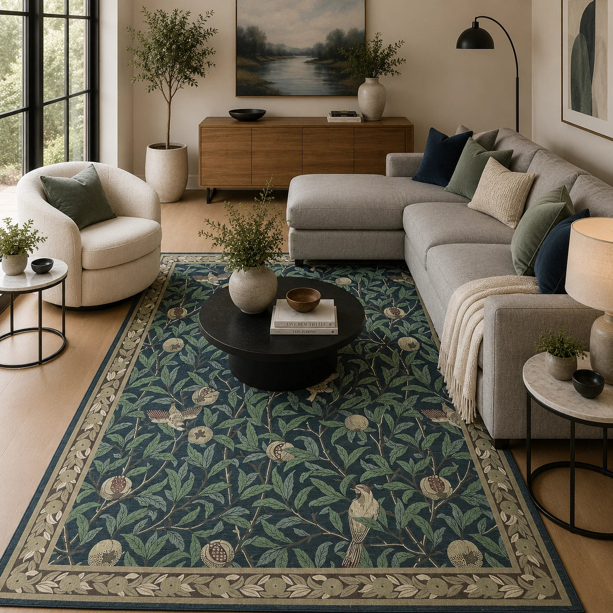 Botanical rug