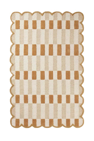 checkered area rug