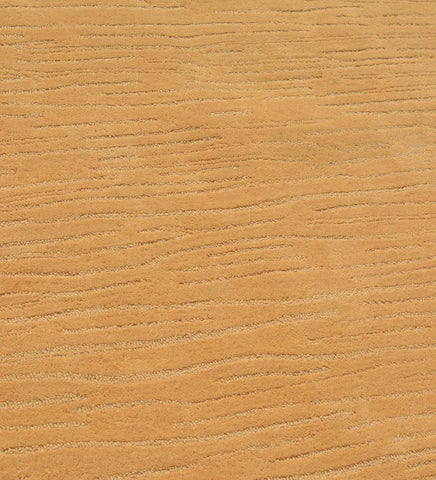 Luxury wool rug with vertical textured detailing in warm camel