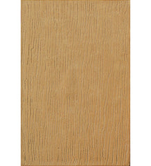 Camel hand-tufted wool rug with vertical line textured pattern