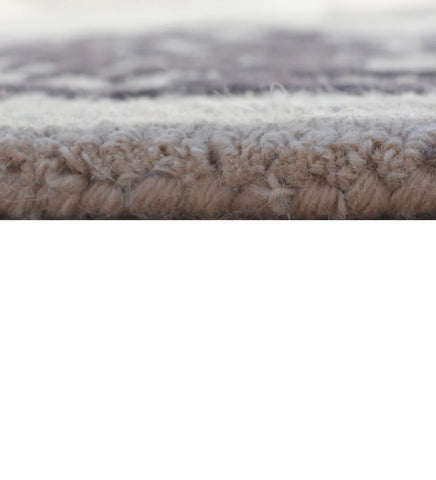 Pile height of our traditional hand tufted rug