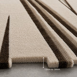 Canyon stripe wool rug
