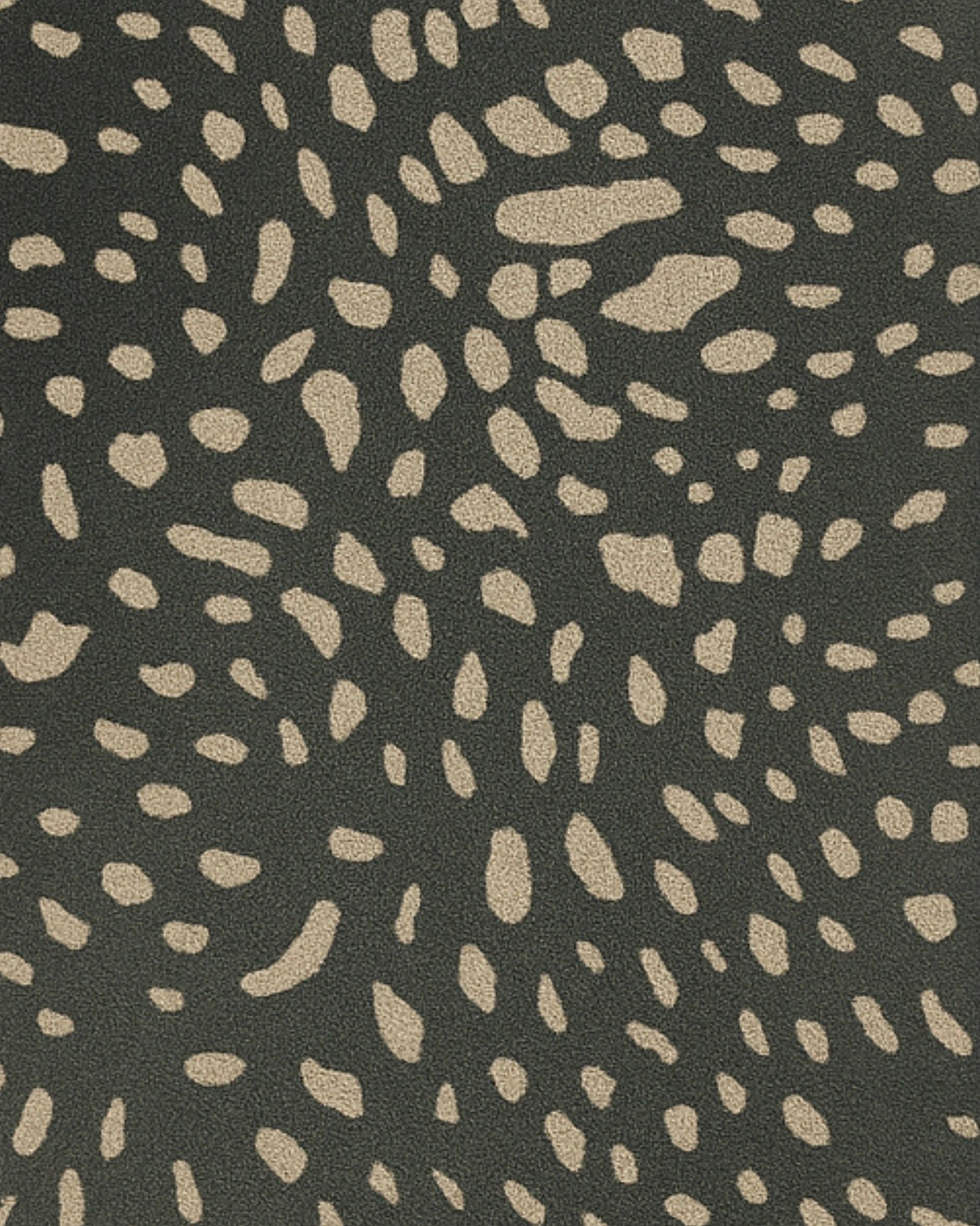 Modern charcoal washable runner rug