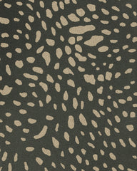 Modern charcoal washable runner rug