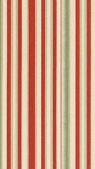 Classic Christmas rug with bold vertical stripes in holiday colors