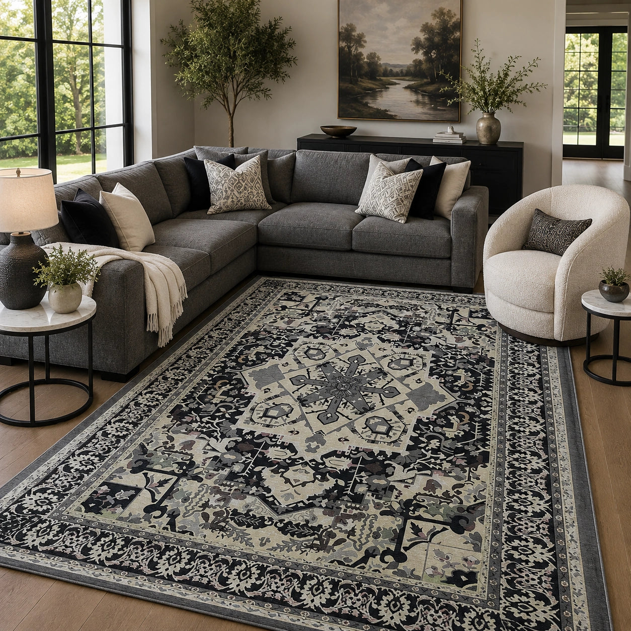 Medallion rug