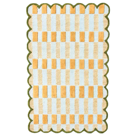 Yellow rug