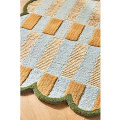 patterned rug