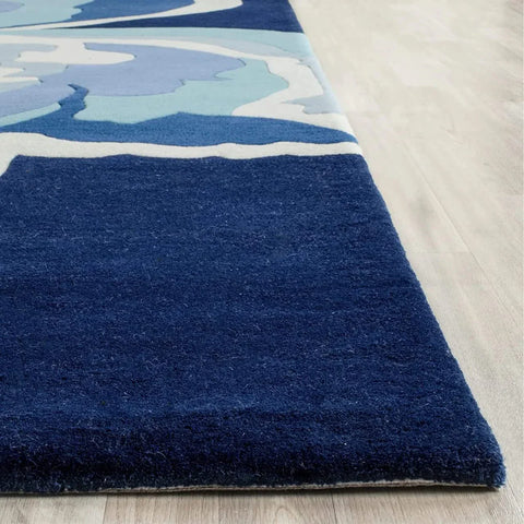 Blue Wool Rug