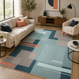 Contemporary bauhaus rug
