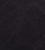 Luxury dark brown rug with subtle rectangular inset border