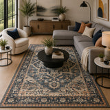 Distressed rug