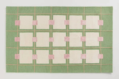 Emerald green rug