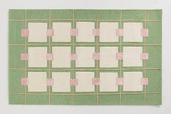 Emerald green rug