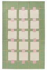 Emerald Green Hand Tufted Wool Rug