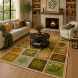 Fall season rug