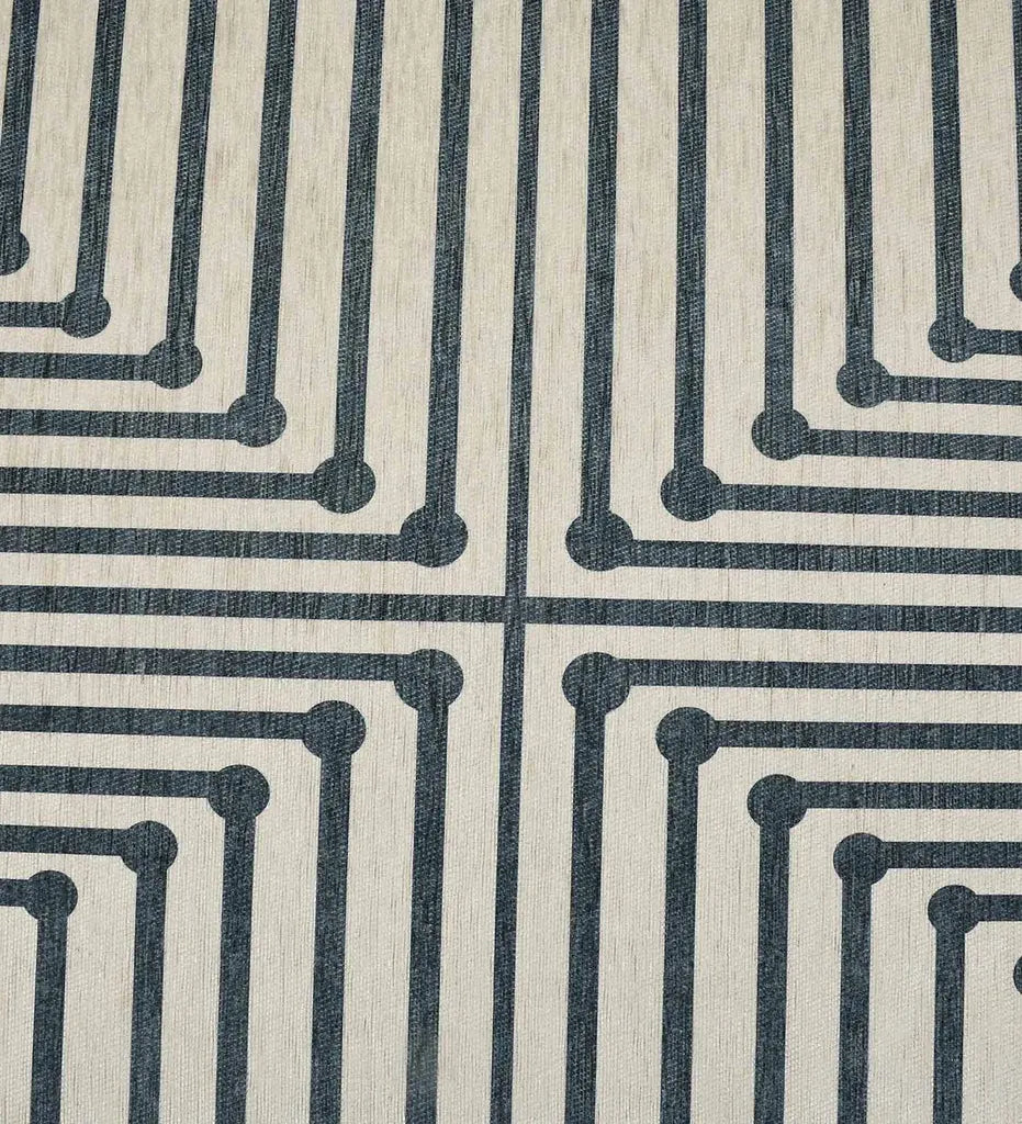 Contemporary gray patterned rug for modern interiors.