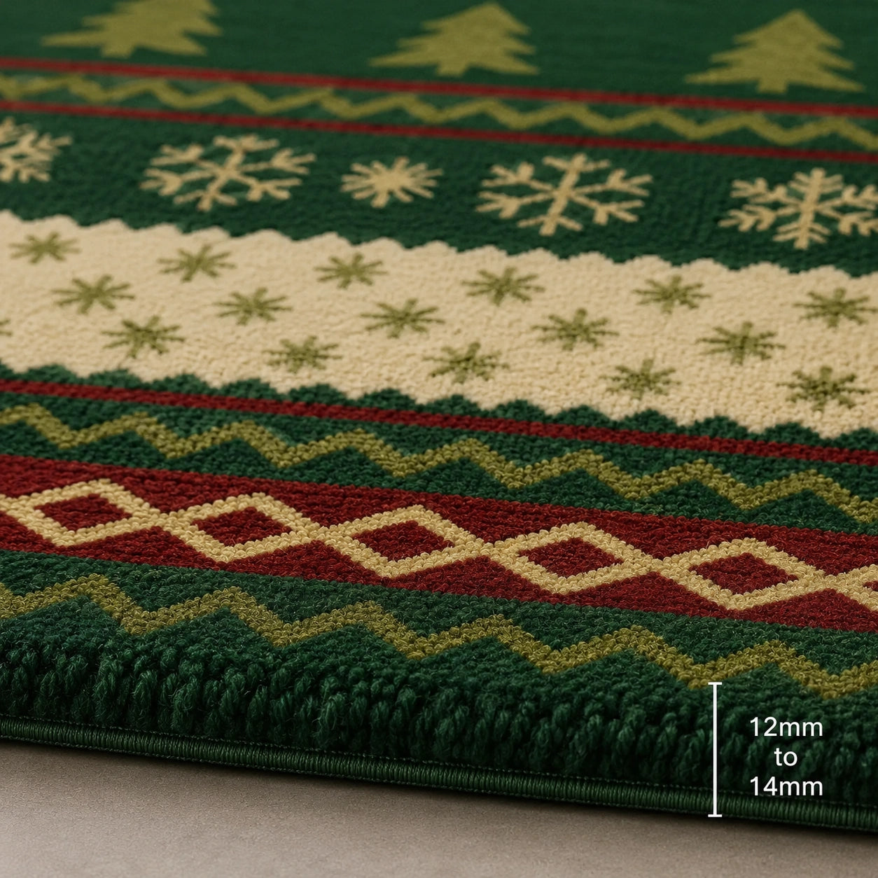 Green christmas snowflake ug