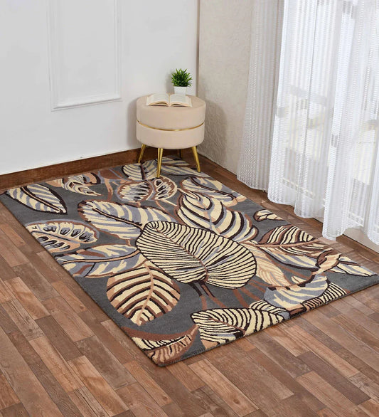 grey rug