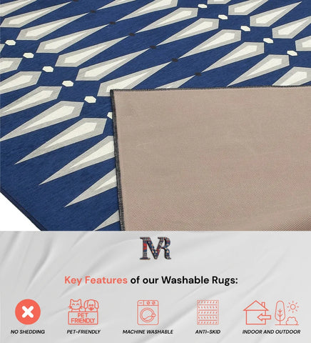 Stylish modern rug perfect for high-traffic living areas.