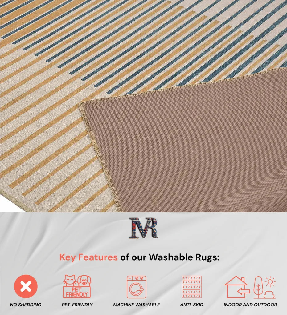 Stylish gradient rug perfect for contemporary and minimalist interiors.