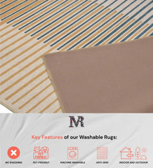 Stylish gradient rug perfect for contemporary and minimalist interiors.