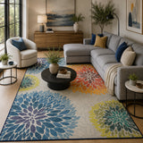 Floral rug