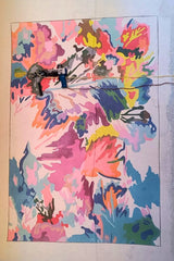 Multicolor Abstract Colorful Hand Tufted Rug with Tufting Machine.