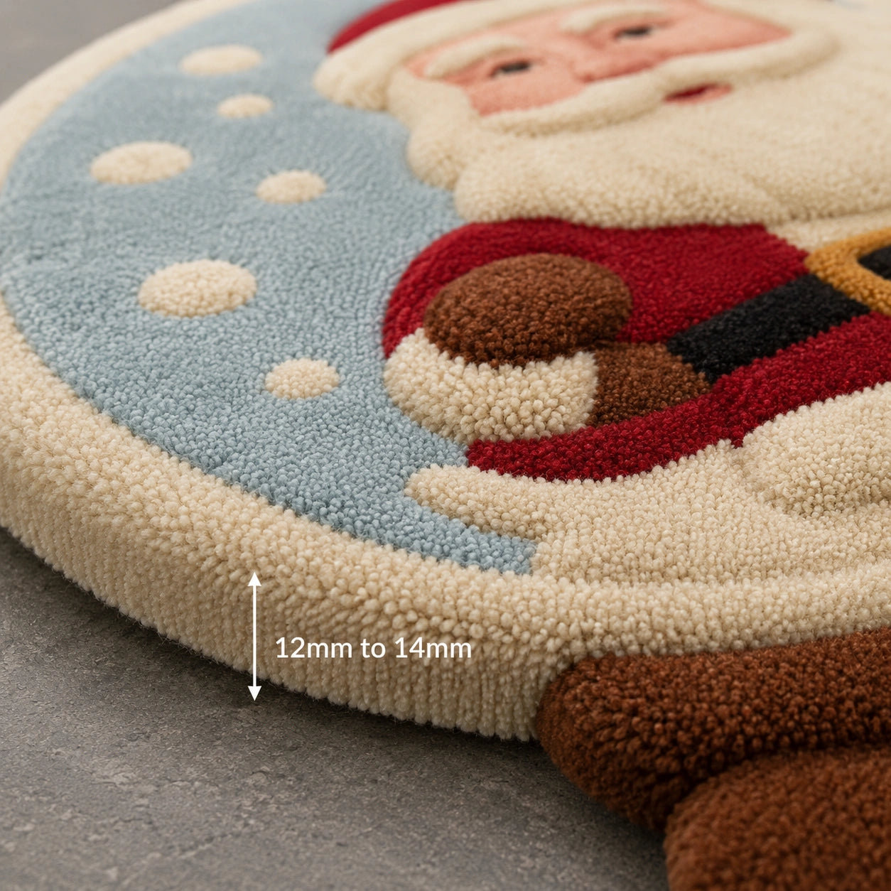 Multicolor christmas snow wool ug